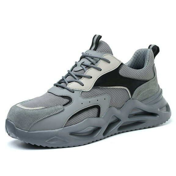 Safety Trainers Men Women Safety Shoes Steel Toe Cap Trainers Non Slip Lightweight Work Shoes Work Trainers Breathable