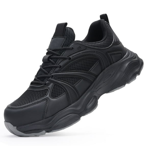Safety Trainers Mens Steel Cap Trainers Lightweight Work Safety Shoes Womens Breathable Industrial Sneakers