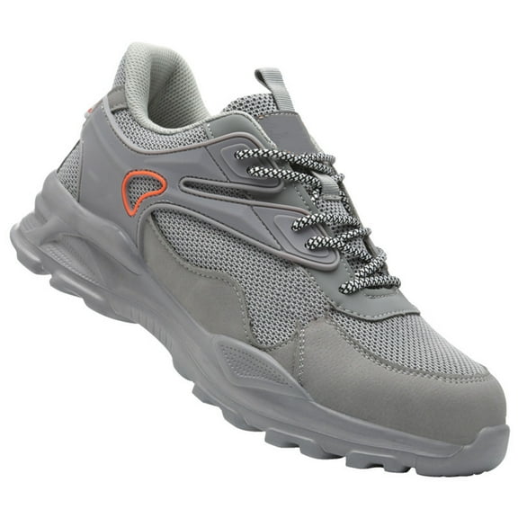 Safety Trainers Mens Steel Toe Cap Trainers Lightweight Non-Slip Safety Work Shoes Puncture Proof Work Trainers Shoes