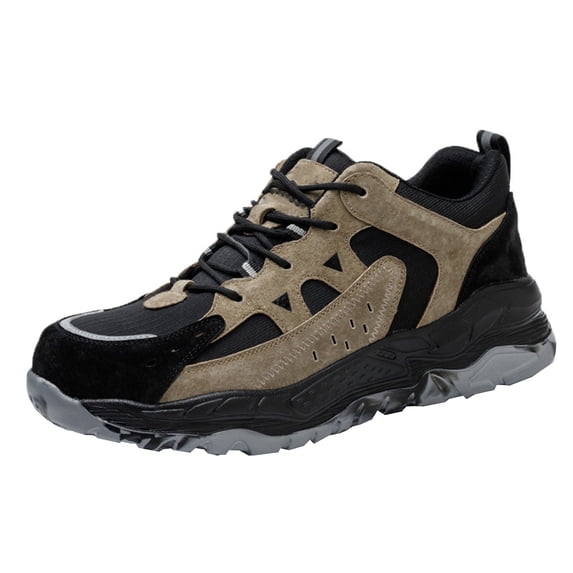Safety Trainers Mens Steel Toe Cap Trainers Lightweight Non-Slip Safety Work Shoes Work Trainers Puncture Proof Shoes
