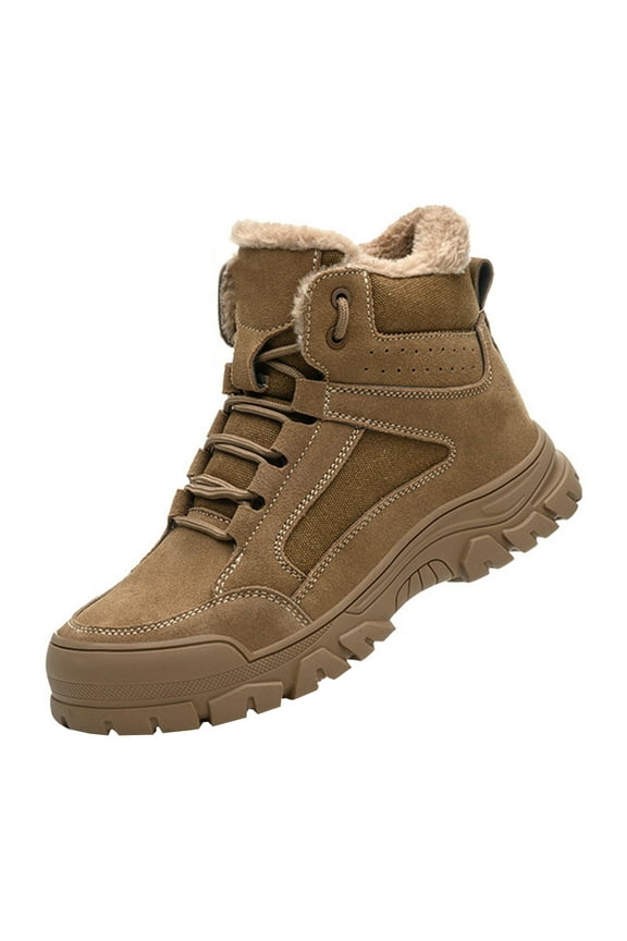 Safety Trainers Mens Steel Toe Cap Trainers Winter Anti-Smashing Safety Shoes Lightweight Warmth Work Shoes Comfort