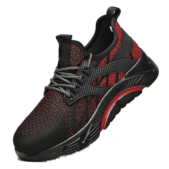 Safety Trainers Mens Steel Toe Cap Trainers Womens Lightweight Breathable Work Shoes Fashionable Sneakers