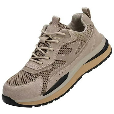 Safety Trainers Shoes Men Women Lightweight Work Shoes Sporty Breathable Steel Toe Shoes Slip Resistant