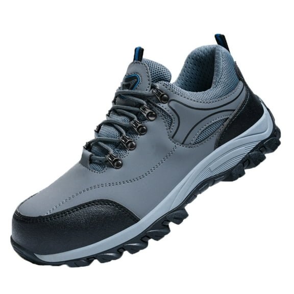Safety Trainers Slip Resistant Steel Toe Cap Trainers for Men Women Breathable Safety Shoes Comfortable Industrial Work Shoes