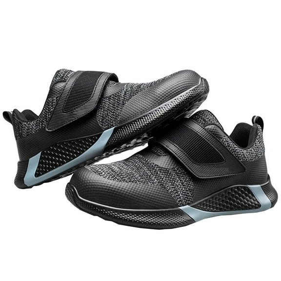 Safety Trainers Slip Resistant Steel Toe Cap Trainers for Men Women Puncture Proof Industrial Work Shoes Breathable Comfortable