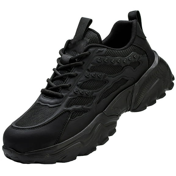 Safety Trainers Steel Toe Cap Trainers Men Lightweight Breathable Work Shoes 6KV Insulated Protective Footwear