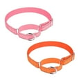 thumbnail image 1 of Safety Training Collar,Buckle Reflective Adjustable Heavy Duty Slip Collar for Small Dogs - Pink+Orange - M, 1 of 5