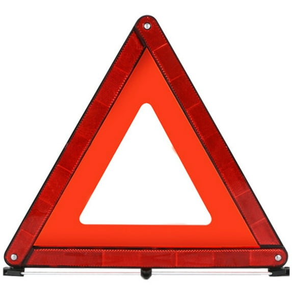 Safety Triangle Automotive Warning Triangle Folding Car Emergency Triangle Sign