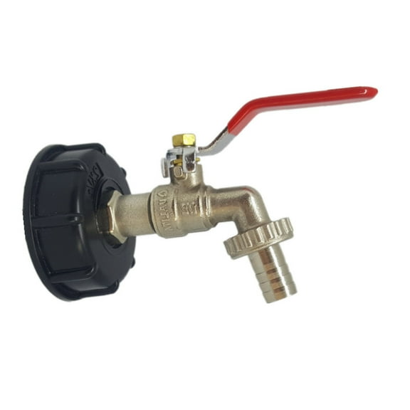 Safety Valve Function And Fine Flow Control In Tank Tap Adapter, Quick Easy Installation For Brass Replacement Connector Ensures Durable Reliable Construction (60Cm Thread Length)