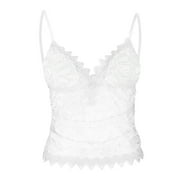 LARACE Plus Size Tank Tops For Women V Neck T Shirts Summer Sleeveless...