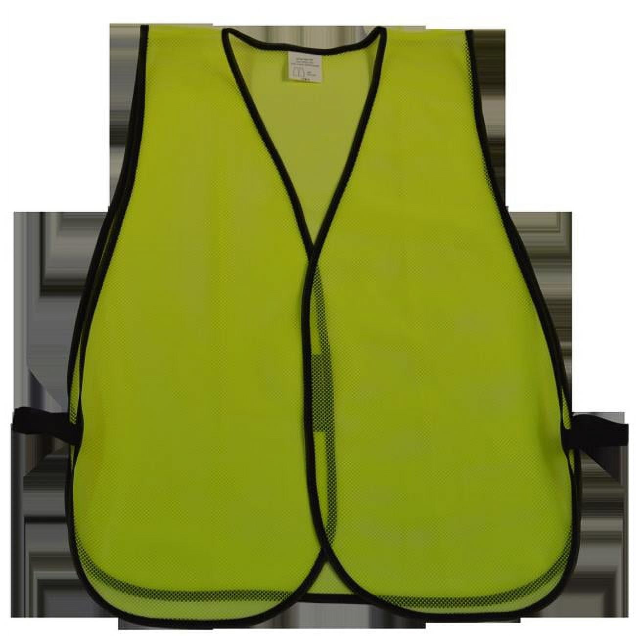 Safety Vest Lime Mesh No Reflective Tapes, Universal