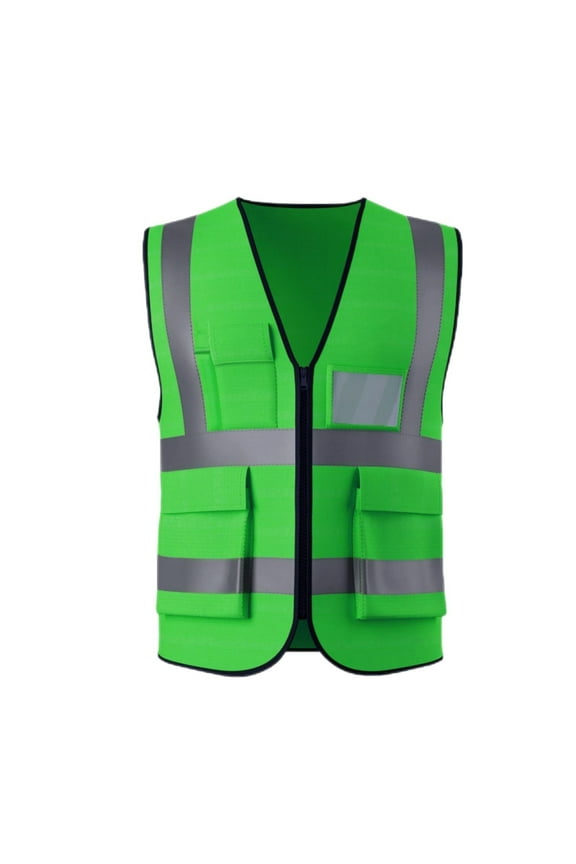 Safety Vest for Men High Visibility Reflective Vests Construction Security Workwear Vest with Multi Pockets