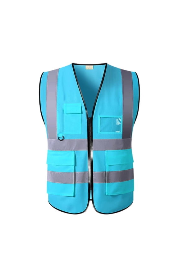 Safety Vest for Men High Visibility Reflective Vests Construction Security Workwear Vest with Multi Pockets
