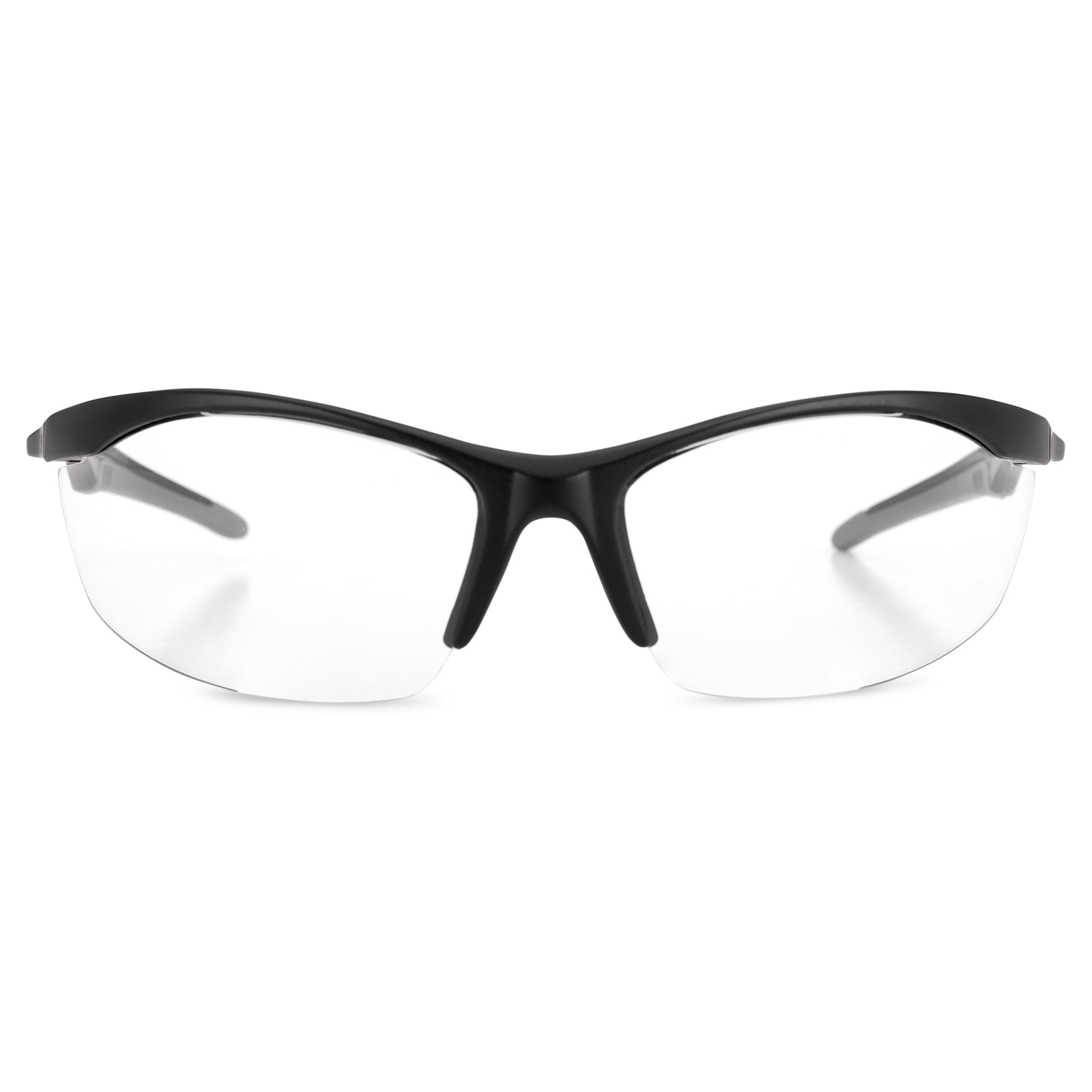 Safety Vu Bifocal Clear Safety Glasses with +2.50 Magnifier