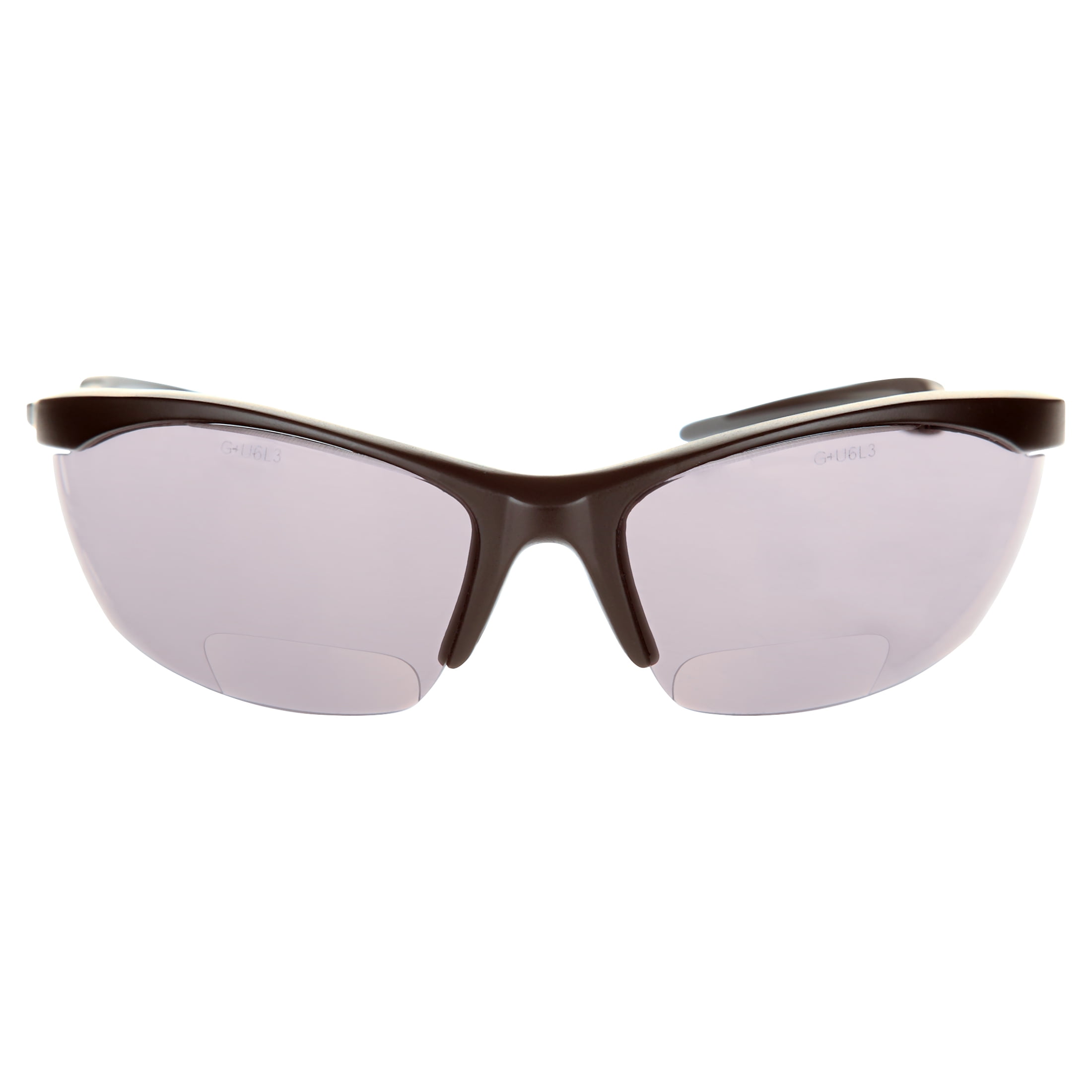 Safety Vu Bifocal Safety Glasses Black Tent +1.50