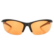 Safety Vu Bifocal Safety Glasses in Black Frame with Orange Tint +2.50 PC Lens