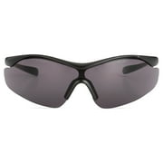 Safety Vu Half Rimless Safety Glasses Protective Eyewear with Smoke/Gray PC Lens