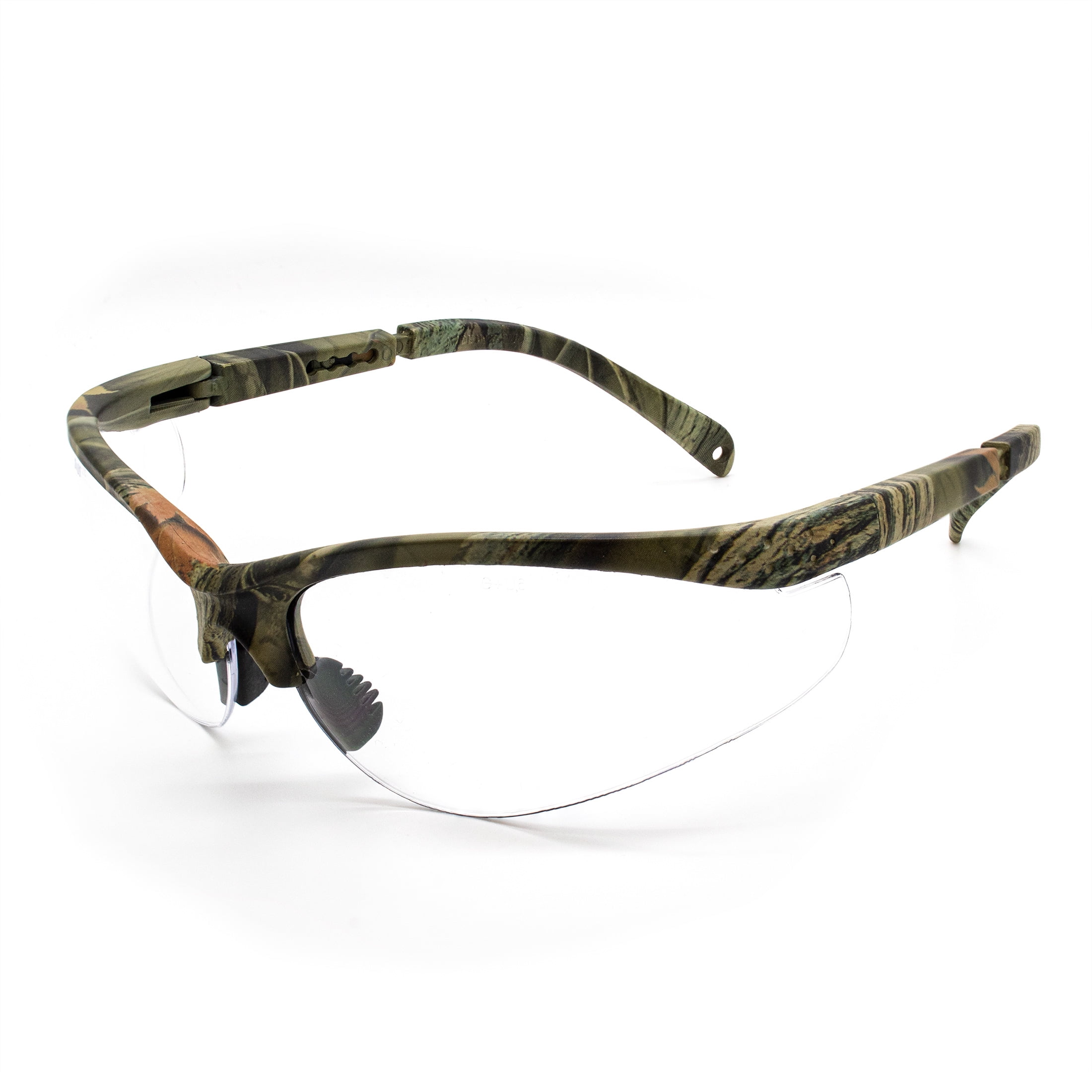 Safety Vu Rimless Safety Glasses, Camo/Clear