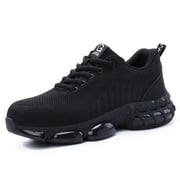 Safety Work Shoes for Men and women, Steel Toe Lightweight Sneakers with Anti-Puncture Midsole