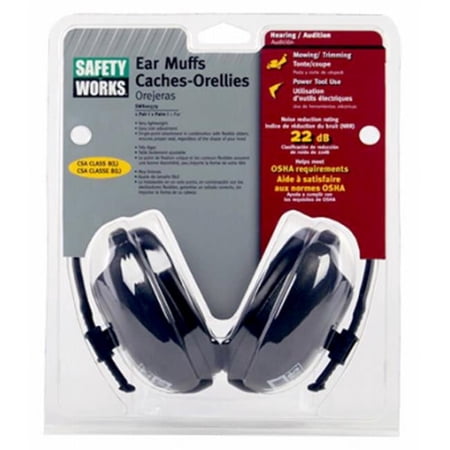Safety Works 241775 TruGuard Industrial Grade Ear Muffs