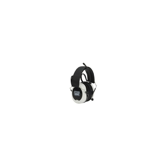 Safety Works SW24001 Hi-VIS Bluetooth AM-FM Ear Muffs, Green