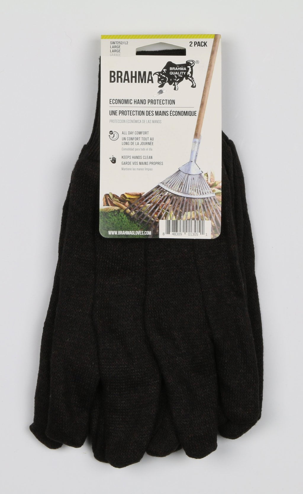 Safety Works SW7252/L2 Jersey Glove Tan/Brown (Pack of 10)