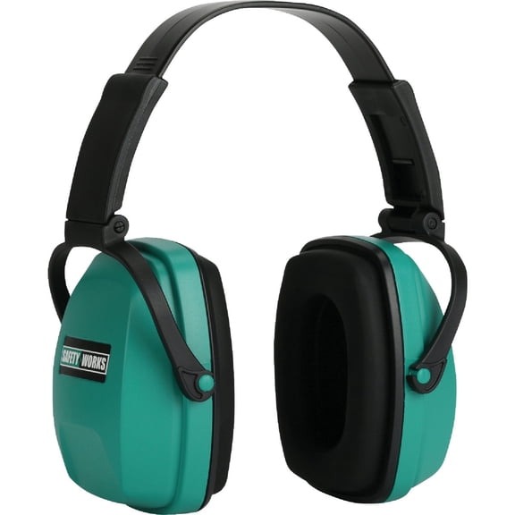 Safety Works Foldable Safety Earmuff SWX00115 - 24dB Noise Reduction - Pack Of 1