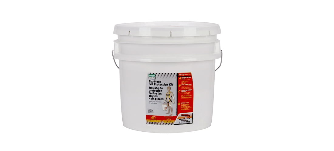 Safety Works Unisex Polyester Fall Protection Kit Assorted 1 pc.