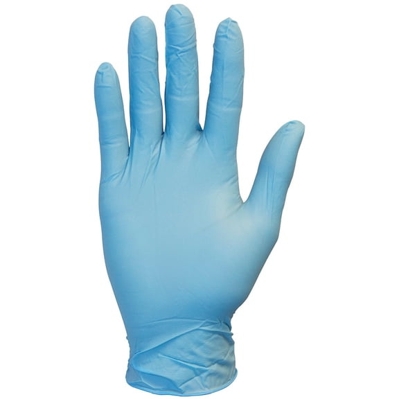 Safety Zone Nitrile Powder Free 4 Mil Exam Gloves, Blue 2XL - Case of 1000