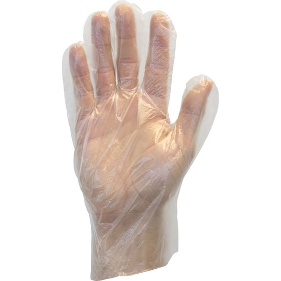 Safety Zone Polyethylene Powder Free Gloves Clear XL