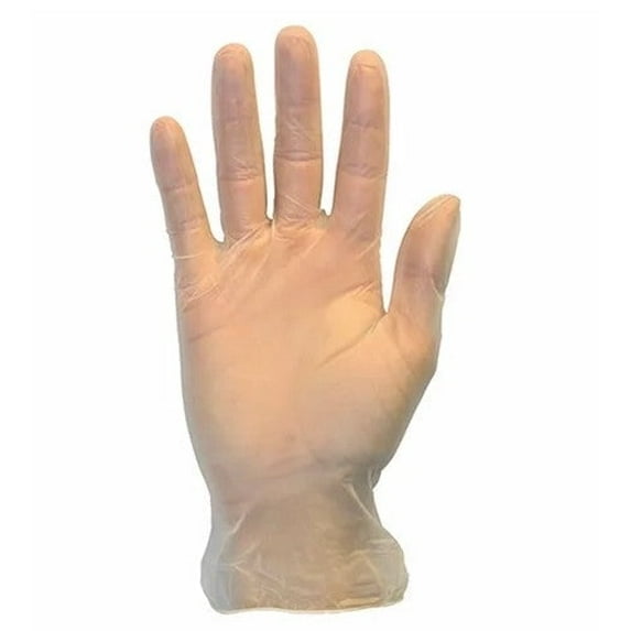 Safety Zone® Vinyl Powder Free 3 Mil Gloves, Clear Lrg - Case of 1000