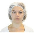 thumbnail image 1 of Safety Zone Spunbond Polypropylene Bouffant Cap White, 21" | 100/Bag, 10 Bag/Case, 1 of 1