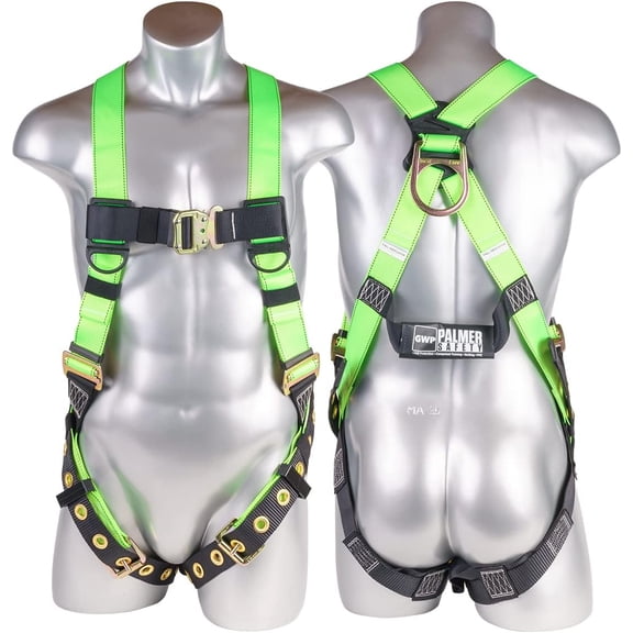 Safety construction safety belt 5-point adjustment, back ring, mesh legs, multiple styles meet standards