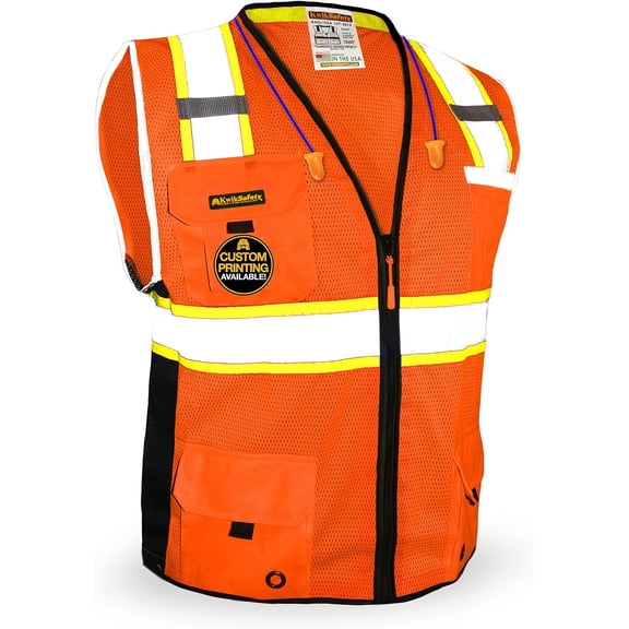 -Safety vest|Basic and Limited Edition|2nd level reflective vest men's safety vest