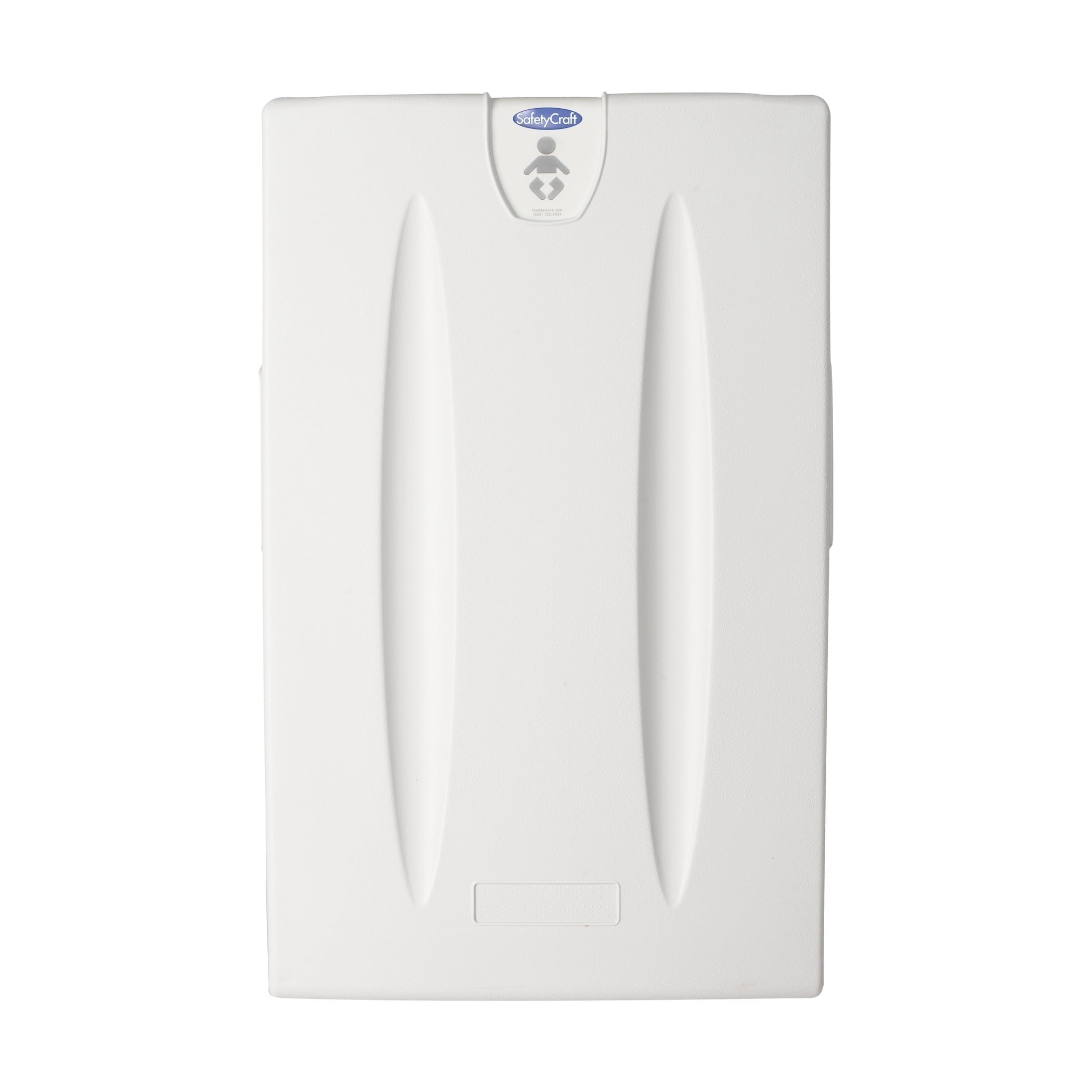 SafetyCraft Vertical Baby Changing Station, Wall-Mount, 100-EV-SC, Gray