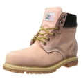 thumbnail image 1 of SafetyGirl Steel Toe Adult Female Womens Work Boots Light Pink 6W Wide, 1 of 5