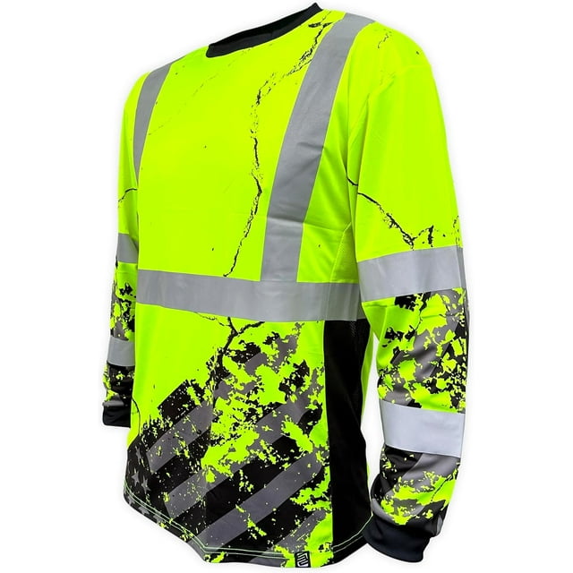 SafetyShirtz Hi Vis Work Shirts SS360 American Grit Class 3 High