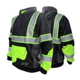 thumbnail image 1 of SafetyShirtz Men's SS360º Stealth Topo - Type-O - Enhanced Visibility - Reflective Safety Hoodie, Black - 4X-Large, 1 of 7