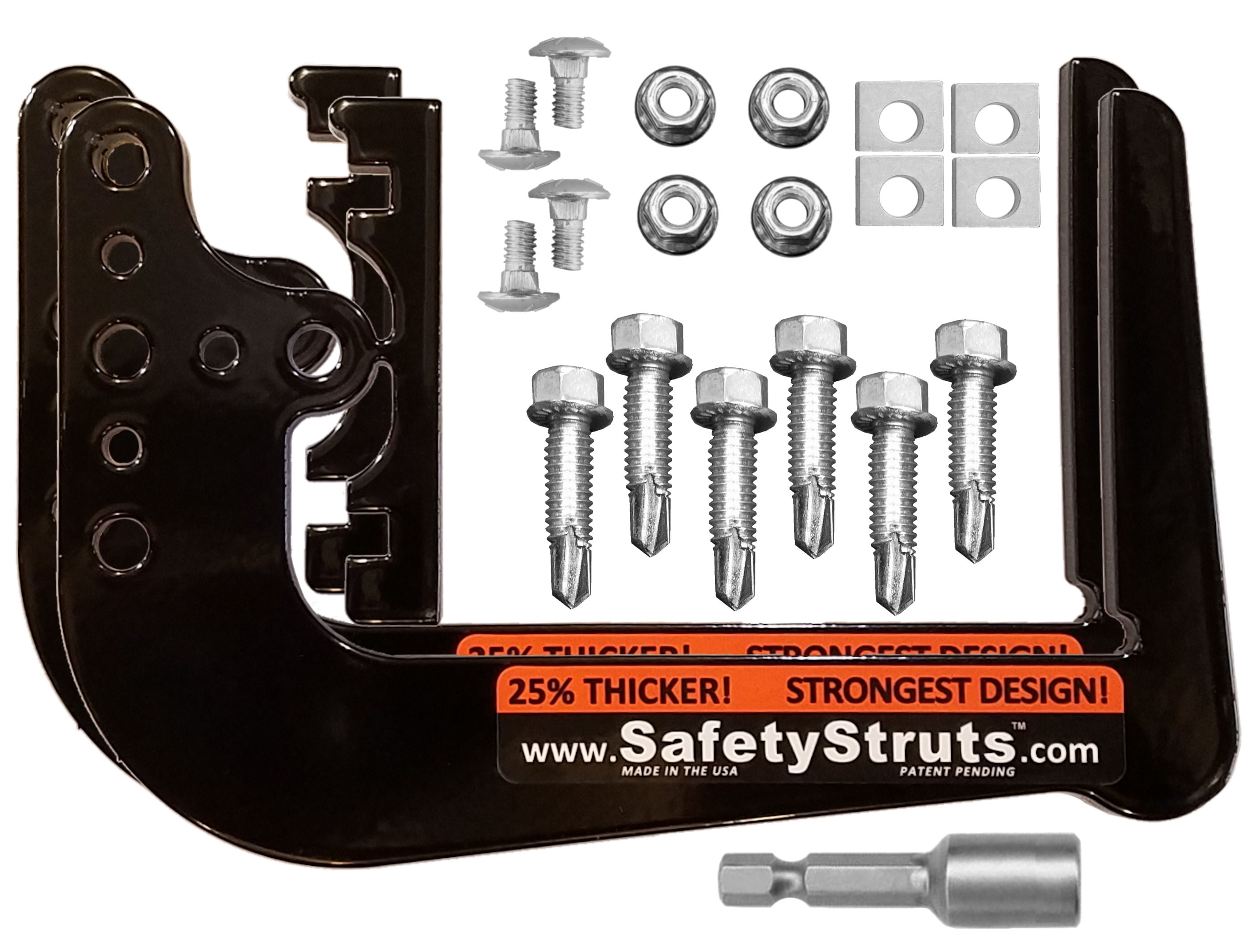 SafetyStruts™ Heavy Duty RV Bumper Brackets Standard (New, Thicker, 5/