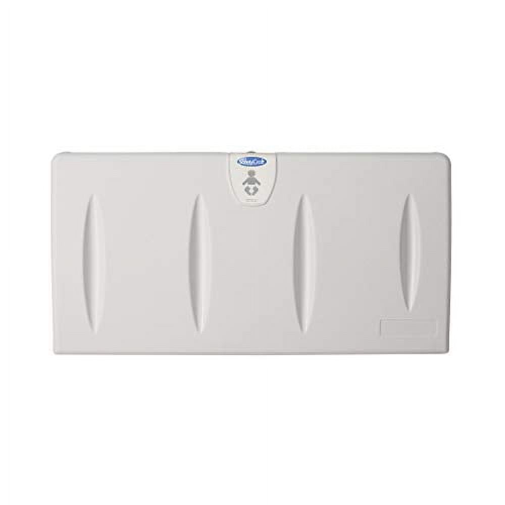 Safetycraft WallMounted Baby Changing Station, Horizontal Changing