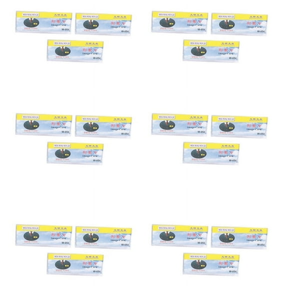 Safetypin Clear Hard Plastic Name Tag Clip Holder 18 Pcs
