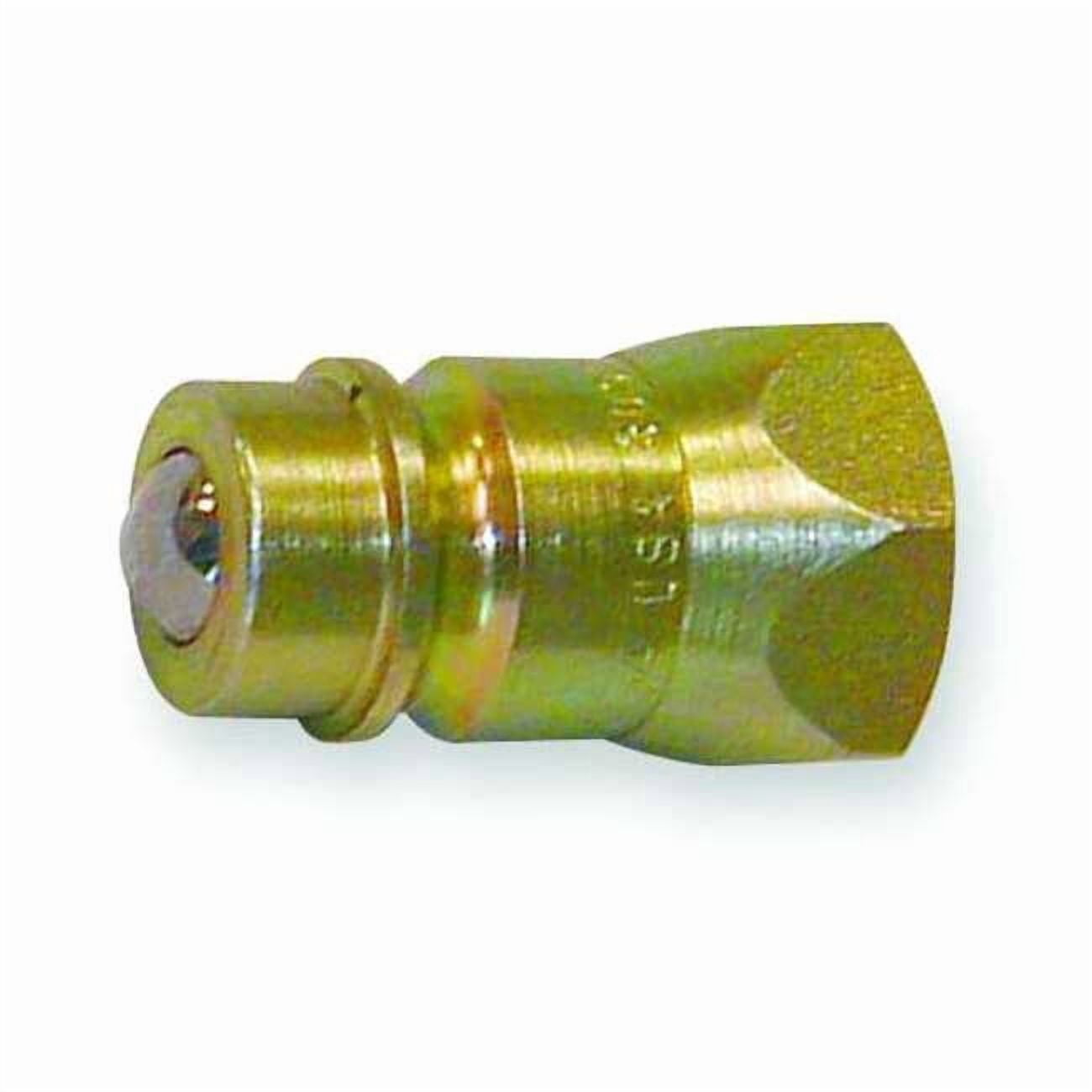 Hydraulic Quick Connect Hose Coupling, Steel Body, Push-to-Connect Lock, 3/4"-16 Thread Size