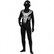 Safeydaddy Boys Superhero Costume Bodysuit for Kids Halloween White Cosplay Jumpsuit Kids Superhero Cosplay Costume Zentai Halloween Jumpsuit for Child Boys Fancy Dress Suit