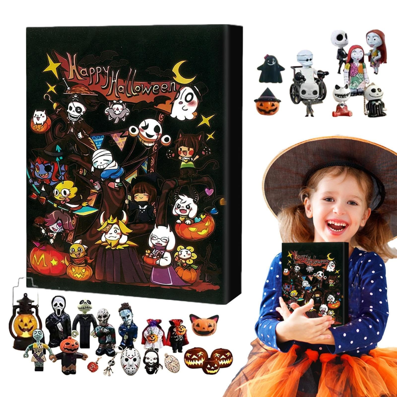 Safeydaddy Halloween Doll Advent Calendar Contains 24 Gifts, Halloween