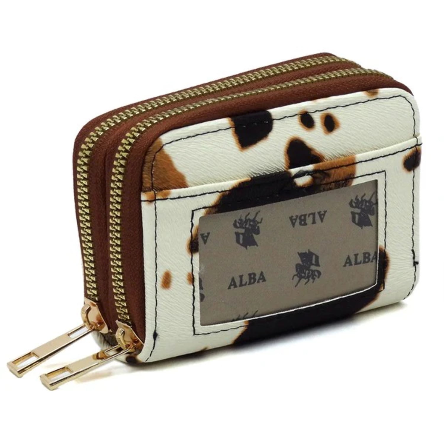 バッグ・カバンその他 Cover Signature l Logo Saffiano Accordion Wallet 2 Color Saffiano Accordion Card Holder Double Zip Wallet - Walmart.com