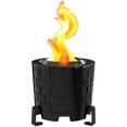 thumbnail image 1 of Saffire Smokeless Indoor/Outdoor Tabletop Fire Pit | All-New Kiln-Fired High-Temp Ceramic Fire Pit, 1 of 14