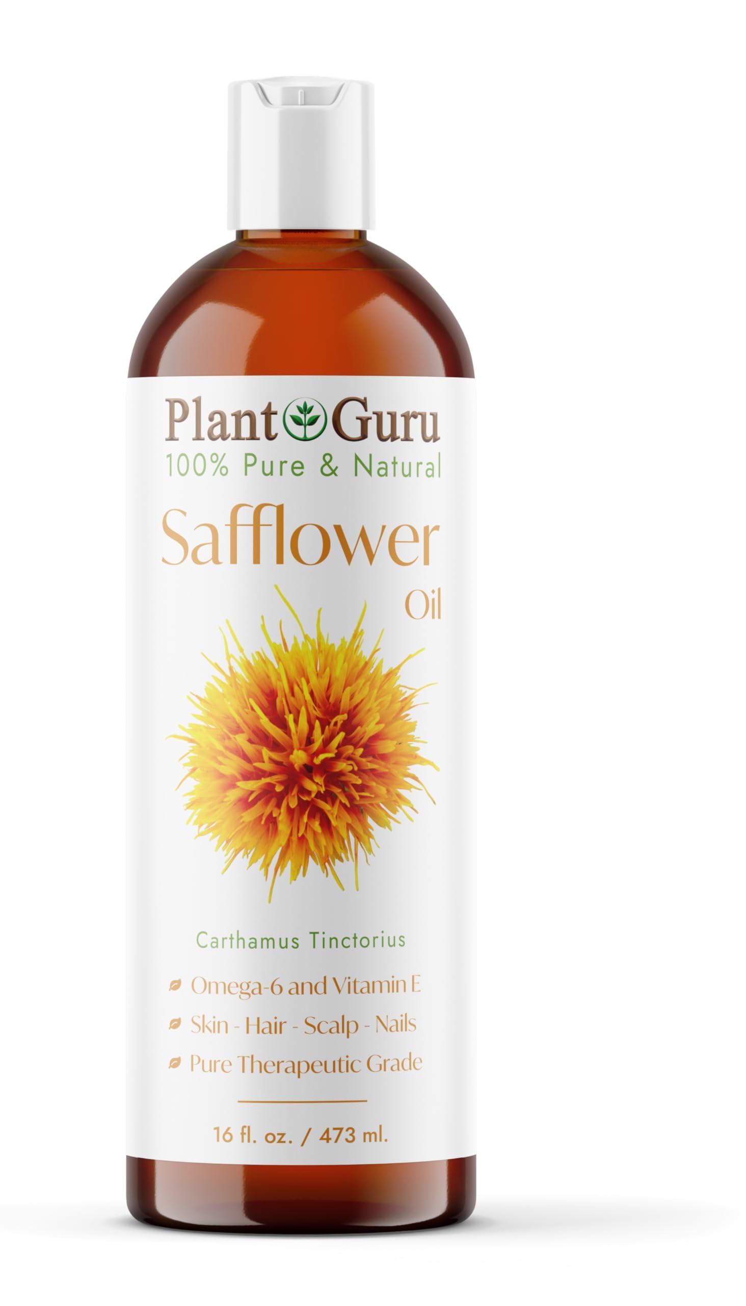 Safflower Oil 16 fl. TGF4 oz. High Oleic Cold Pressed, 100% Pure ...