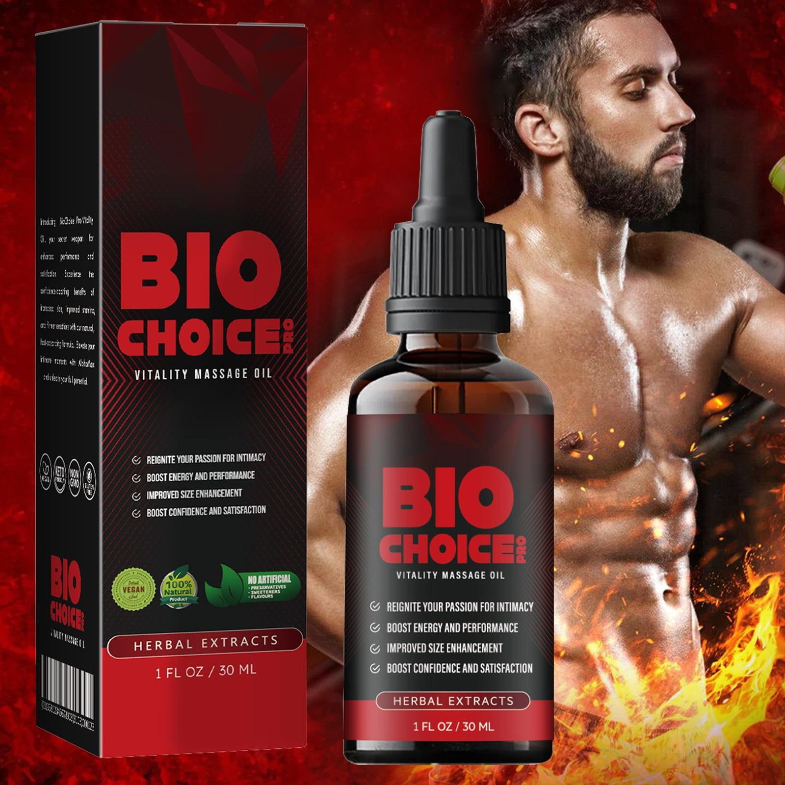 Safflower Oil, Men'S Vitality Oil Effectively Energy and Performance