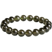 Saffordite Cintamani Beads Bracelet,Cintamani Obsidian Tektite Raw Bracelet