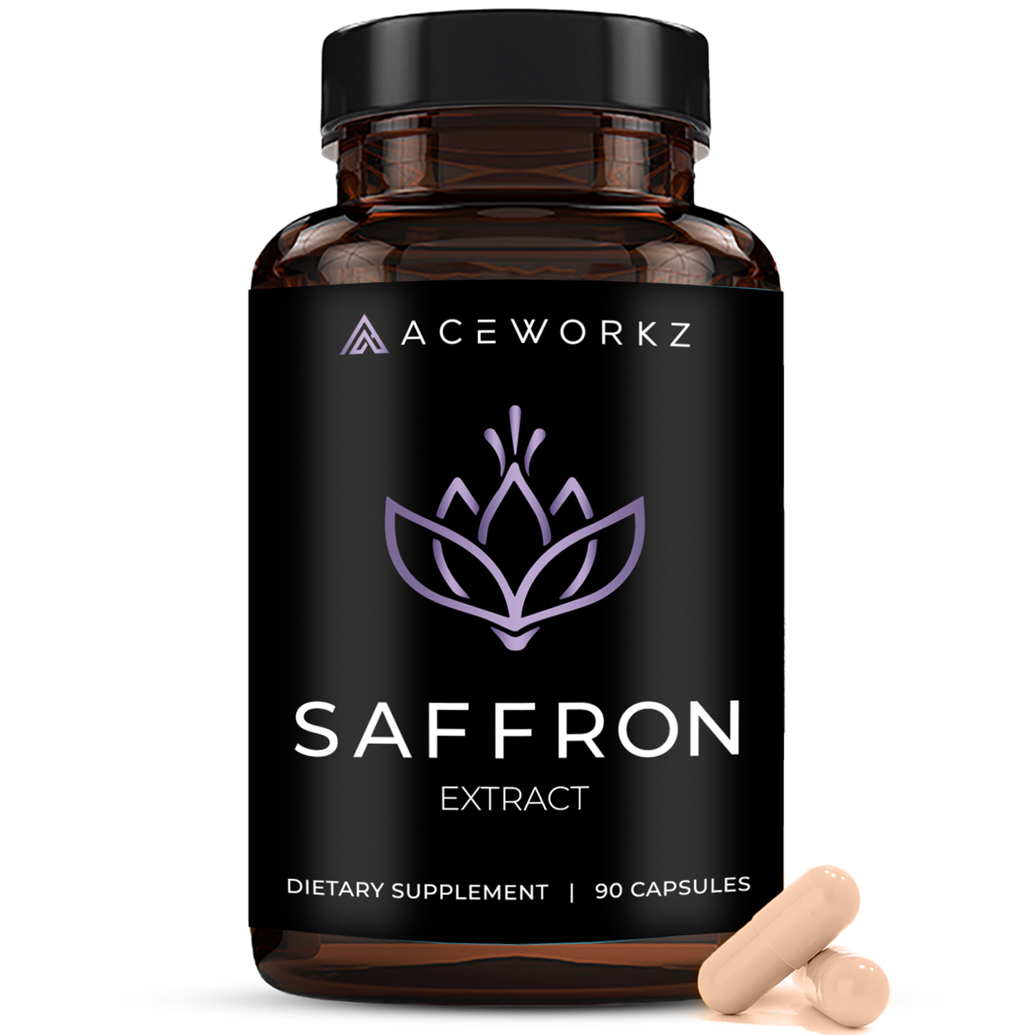 Bio Nutrition Saffron Extract Dietary Supplement Vegetarian Capsules